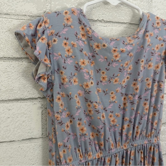 BAILEY LANE Stitch Fix Short Sleeve Flowered Ruffle Dress - Picture 8 of 9